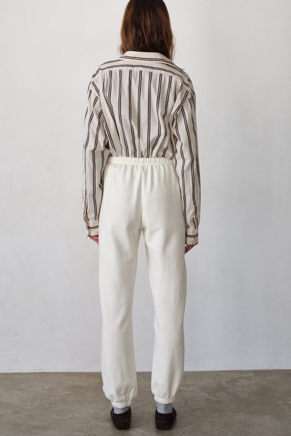 DONNI Creme Eco-Terry Sweatpants - Creme