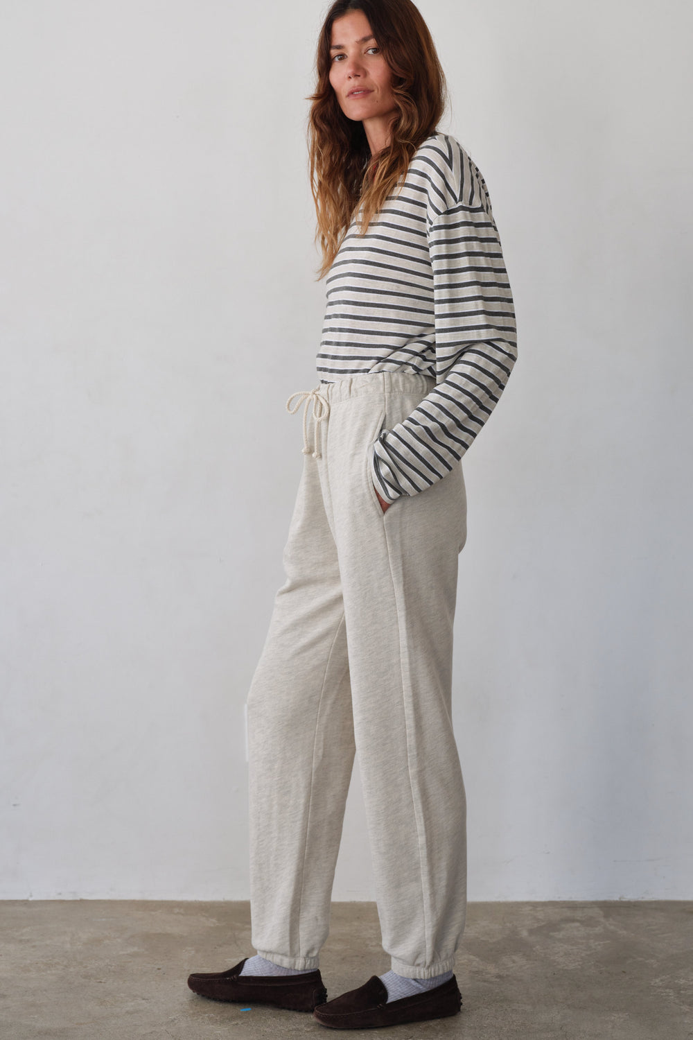 DONNI The Eco-Terry Sweatpants - Oatmeal