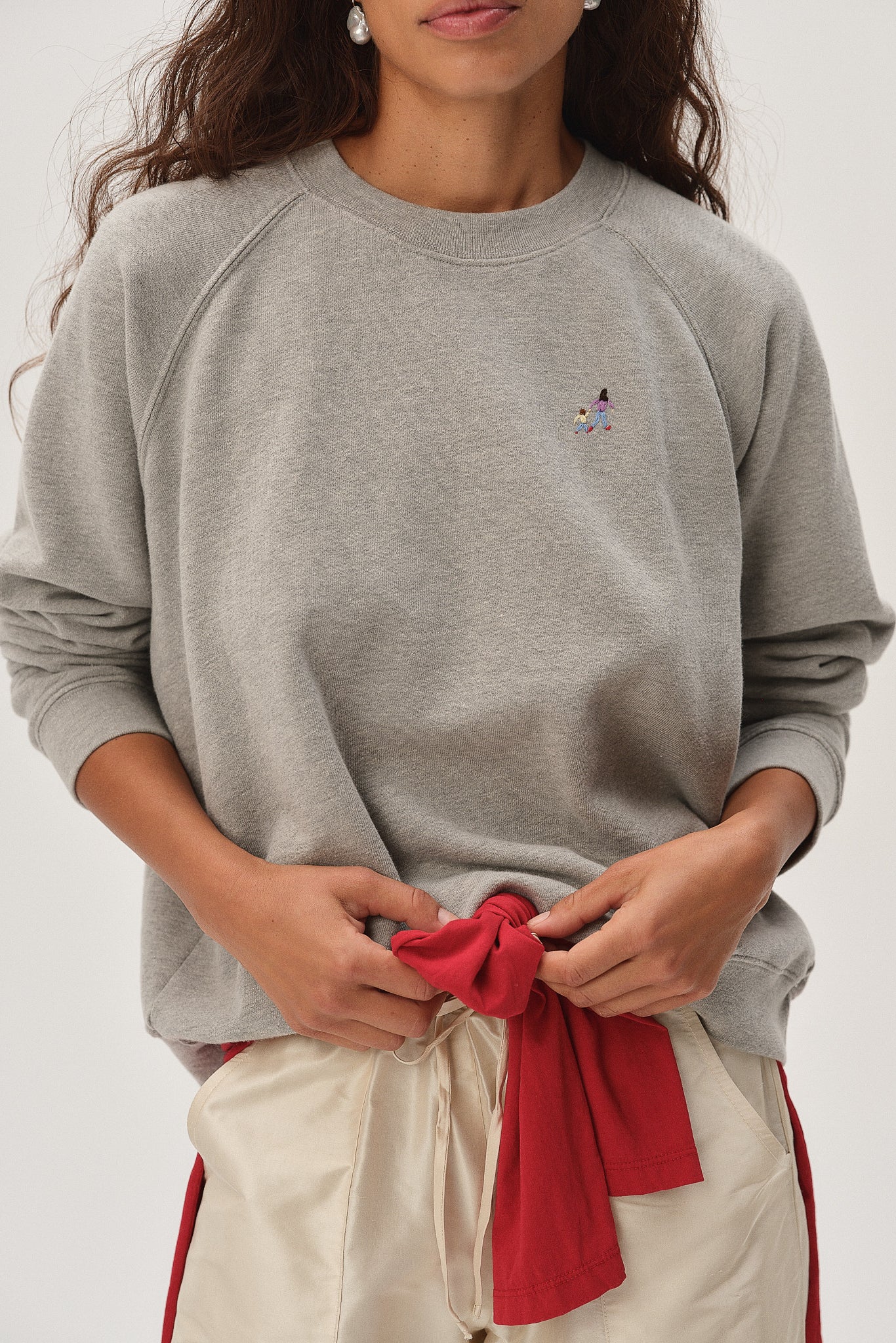 DONNI The Eco-Terry Crewneck Limited Edition - Heather Grey