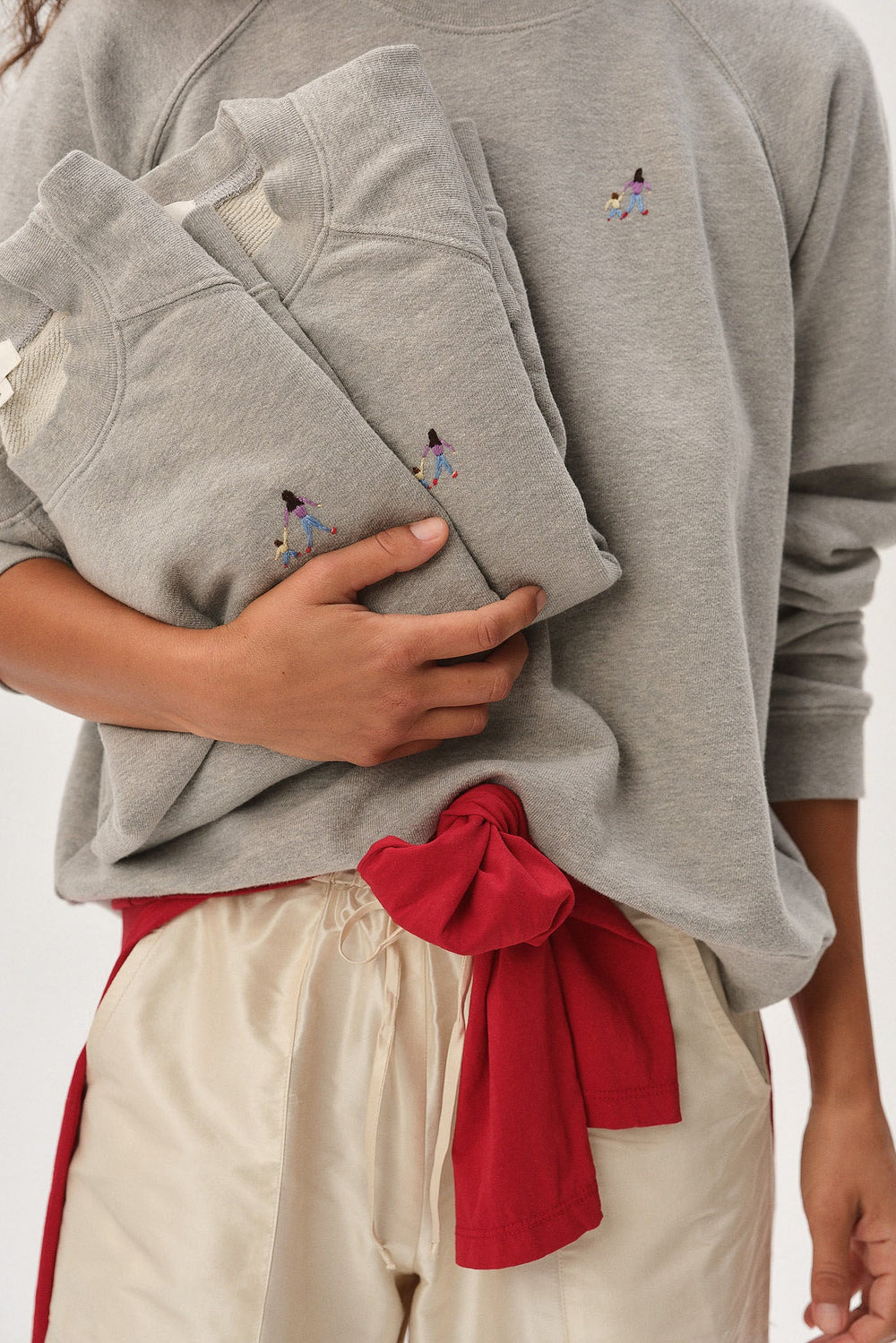 DONNI The Eco-Terry Crewneck Limited Edition - Heather Grey