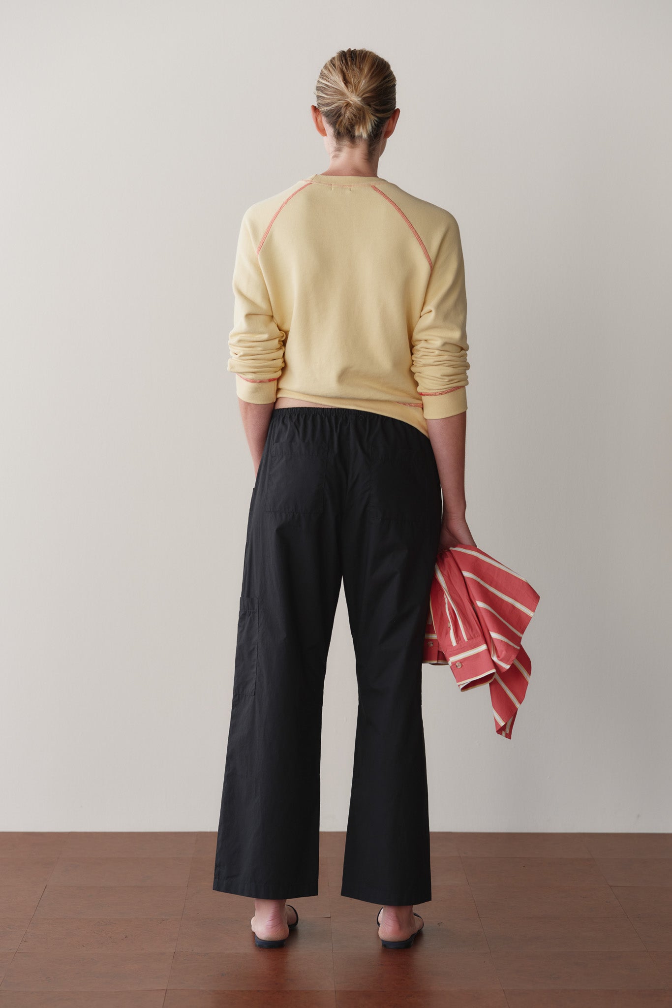 DONNI The Pop Drawstring Cargo Pant - Jet