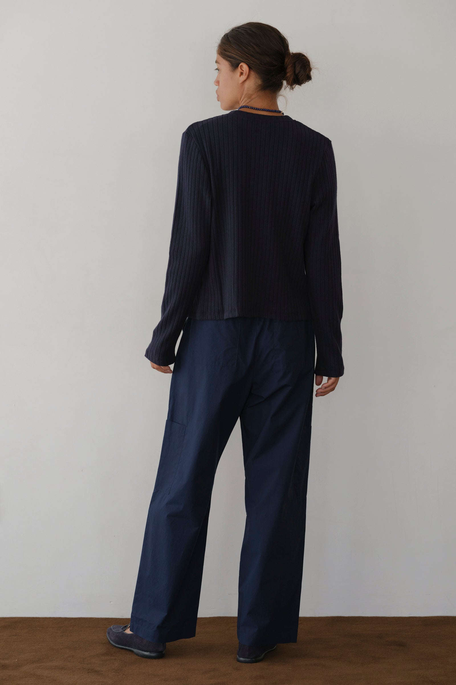 DONNI The Pop Drawstring Cargo Pant - Navy