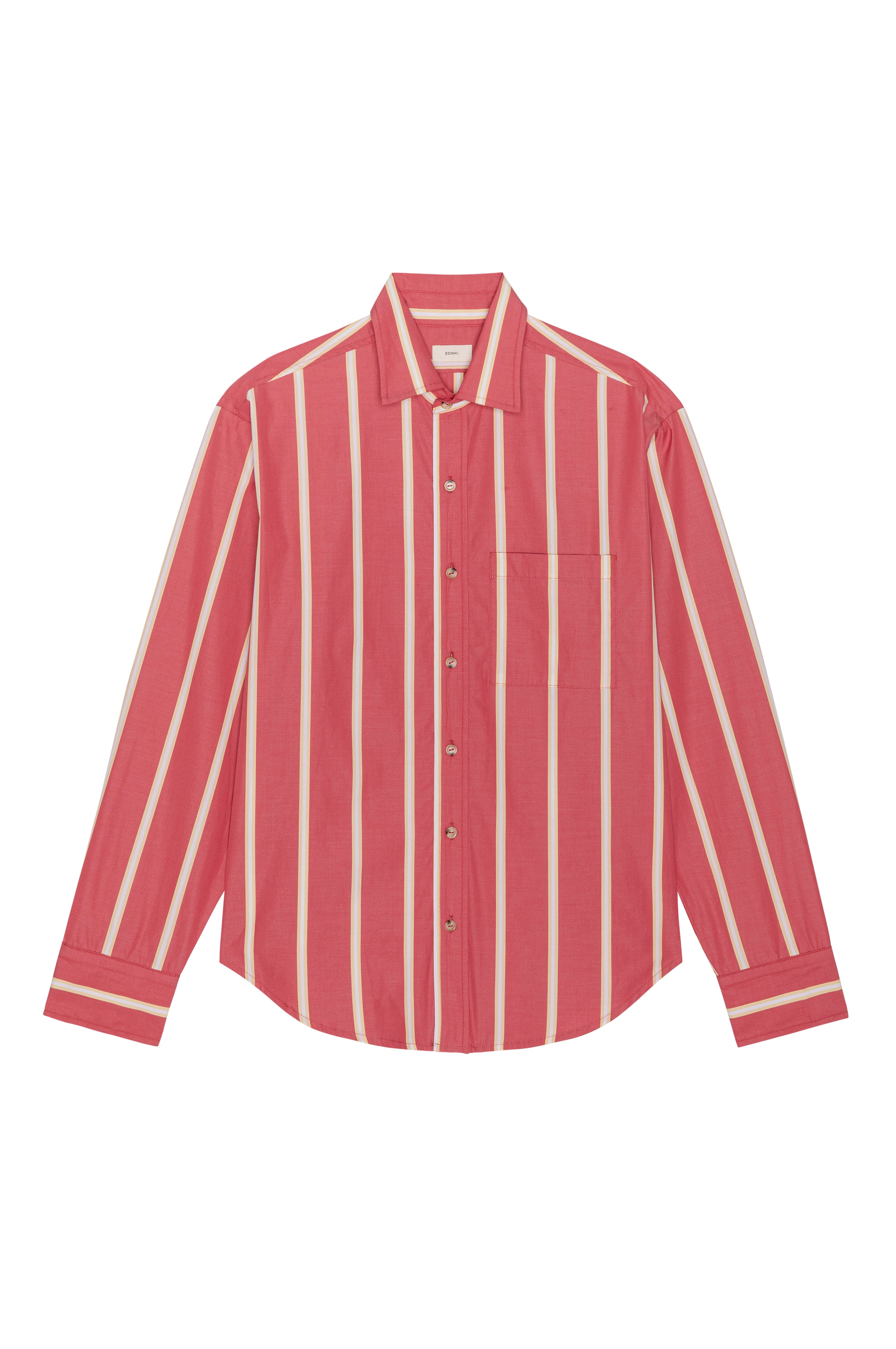 DONNI The Pop Shirt - Raspberry-Stripe