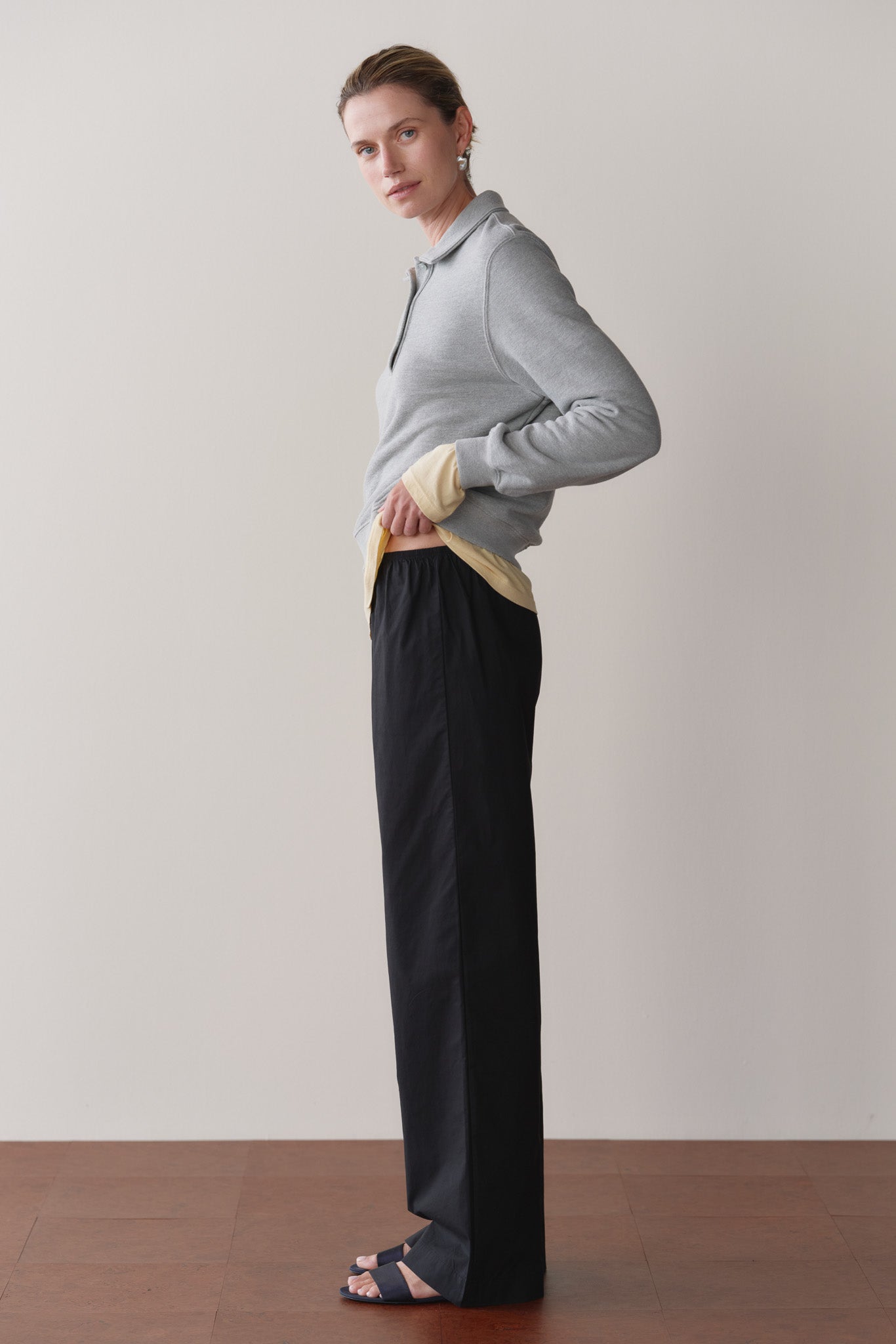 DONNI The Pop Simple Pant - Jet