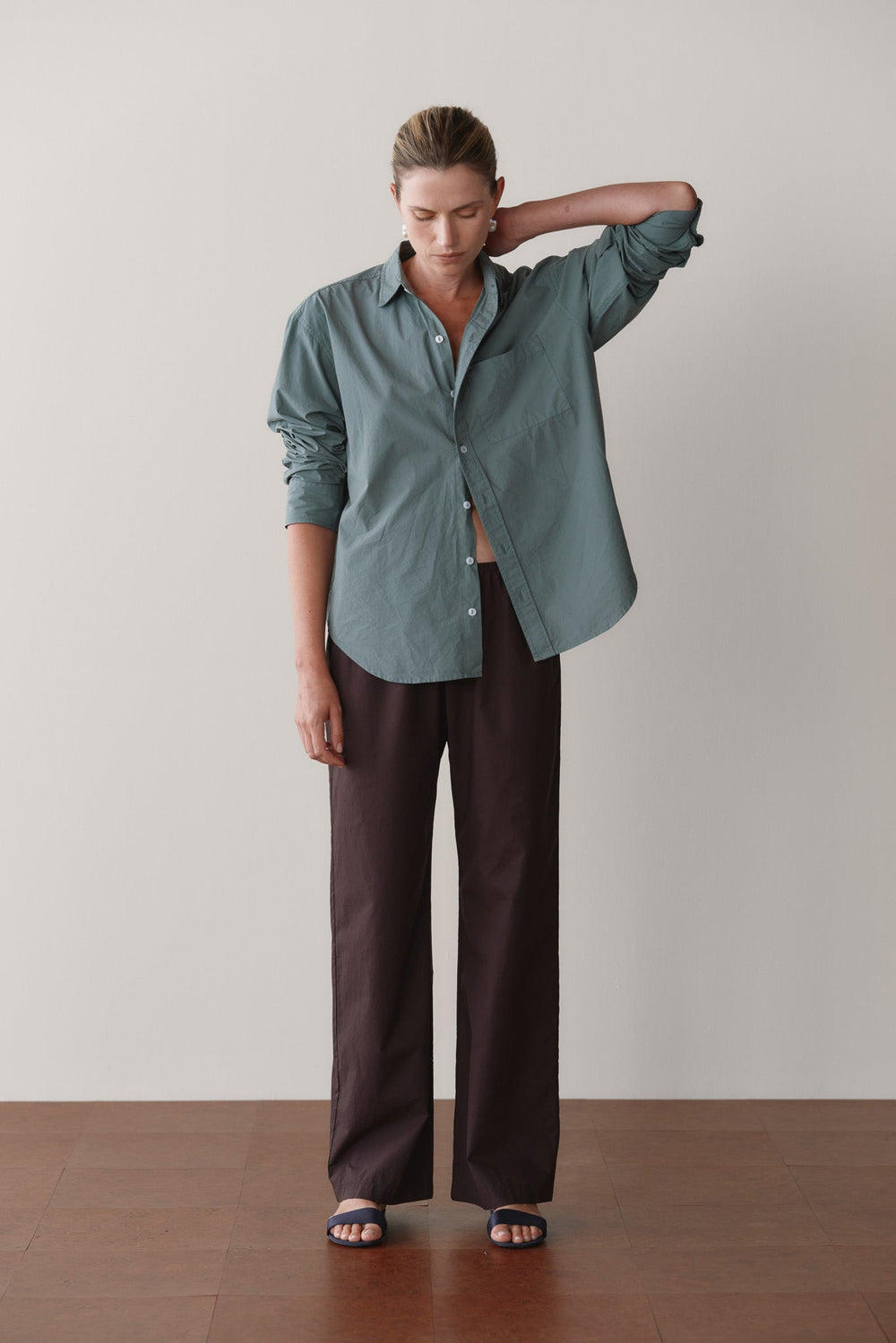 DONNI The Pop Simple Pant - Espresso