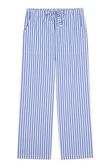 DONNI The Pop Stripe Drawstring Pant - Azure
