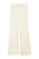 DONNI Creme Rib Kick Flare - Creme