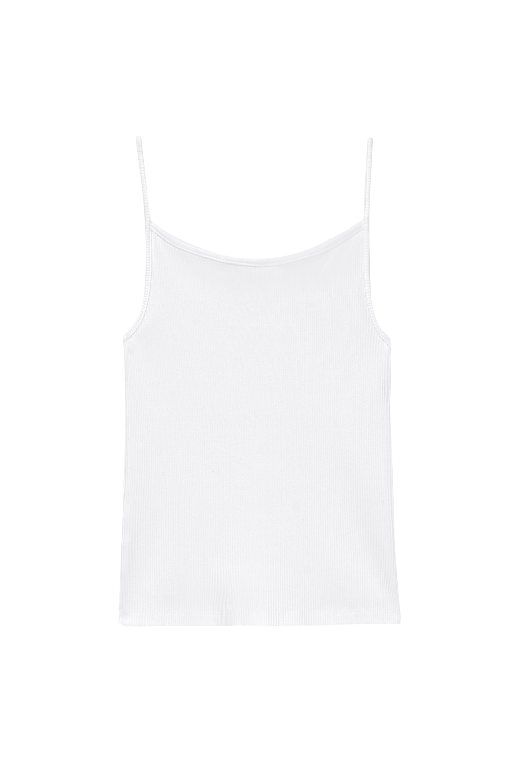 DONNI Powder Rib Spaghetti Tank - Powder