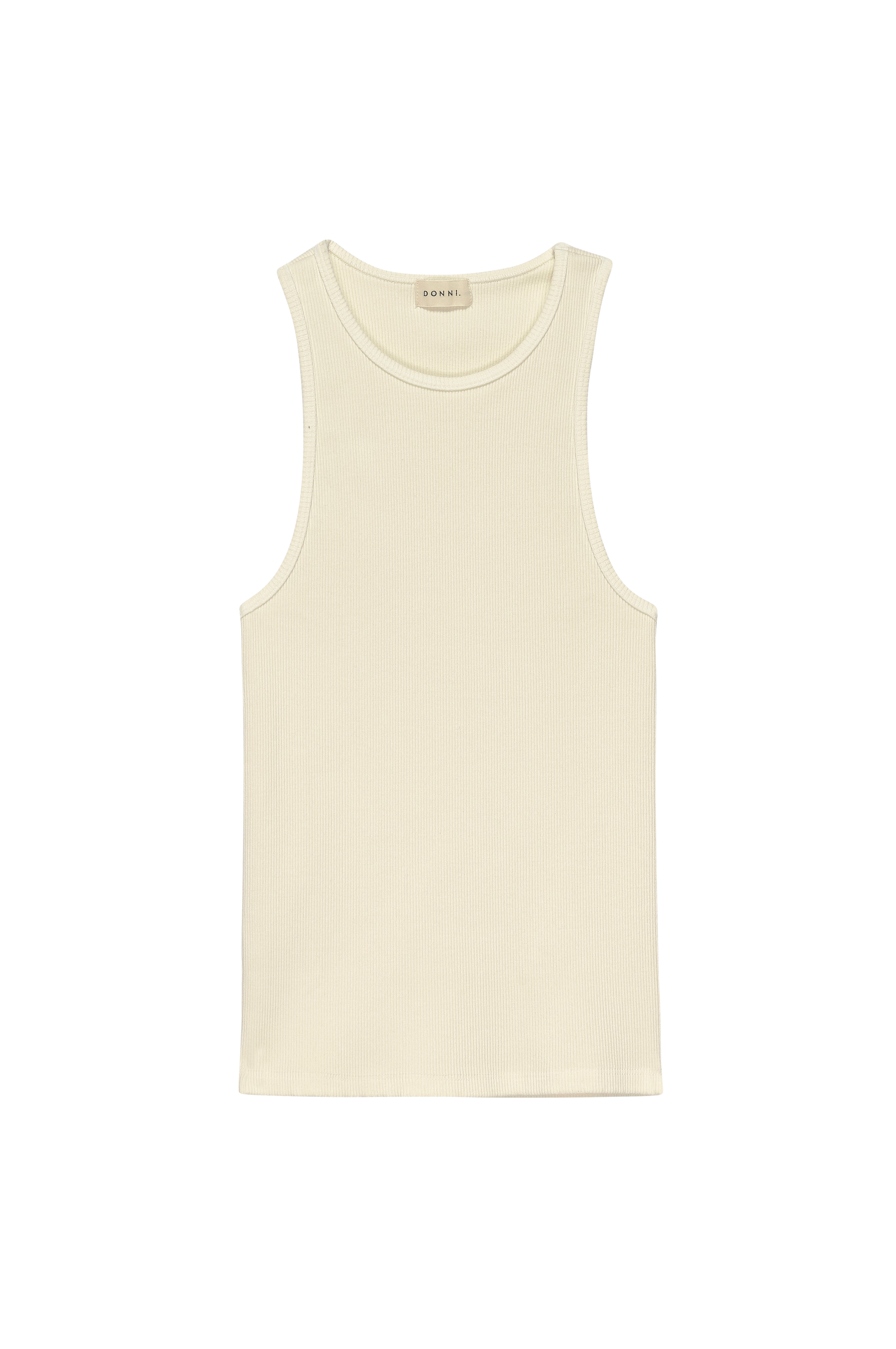 DONNI Creme Rib Tank - Creme