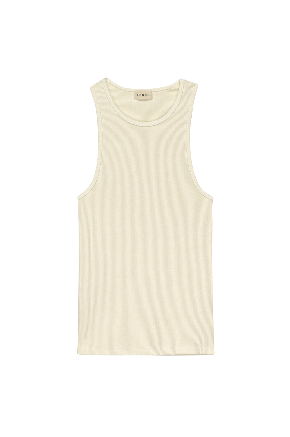DONNI Creme Rib Tank - Creme