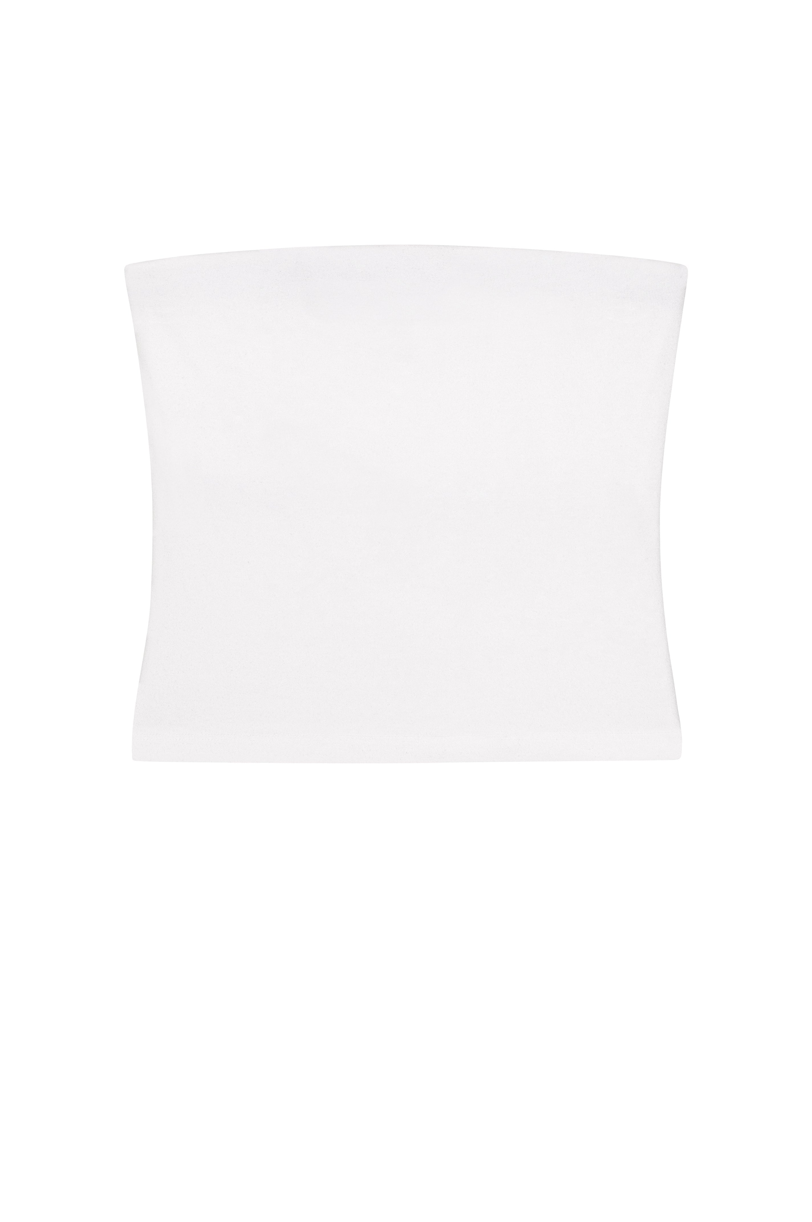 DONNI The Baby Rib Tube Top - Powder