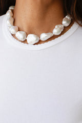 DONNI Powder Baby Rib Scallop Long Sleeve - Powder