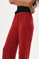 DONNI The Baby Rib Scallop Pant - Bell-Pepper