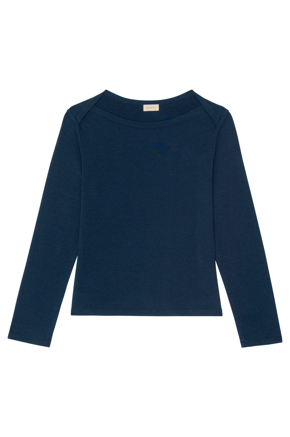 DONNI The Baby Rib Envelope Top - Navy