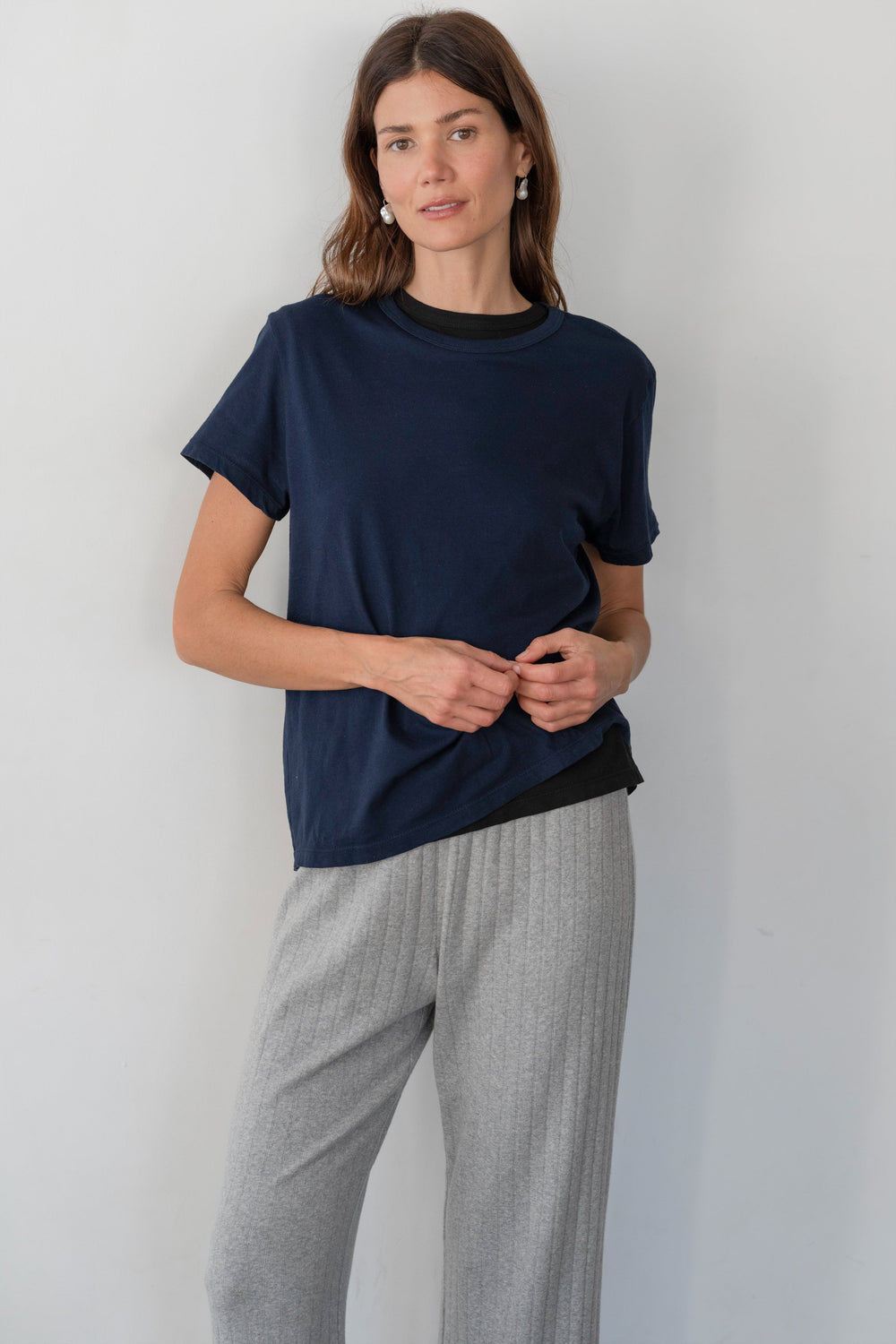 DONNI The Jersey Tee - Navy