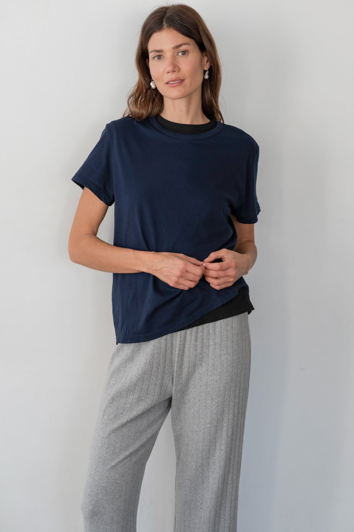DONNI The Jersey Tee - Navy