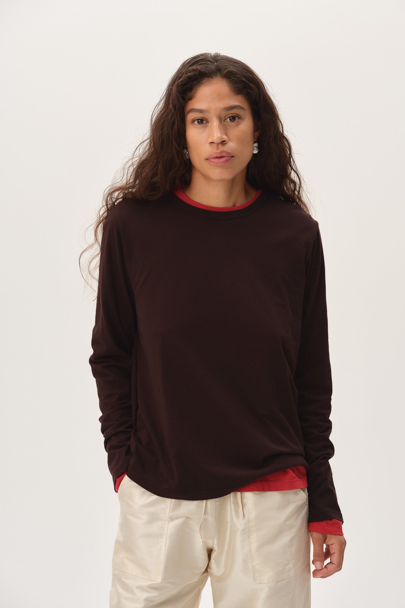 DONNI The Jersey Long Sleeve - Espresso