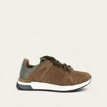 Antique Brown Suede/Soft Green Lthr,40