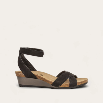 Black Velvet Nubuck/Glass Brown,35