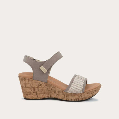 Stone Nubuck / Sand Raffia,35
