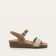 Latte Brown Leather/Sand Raffia