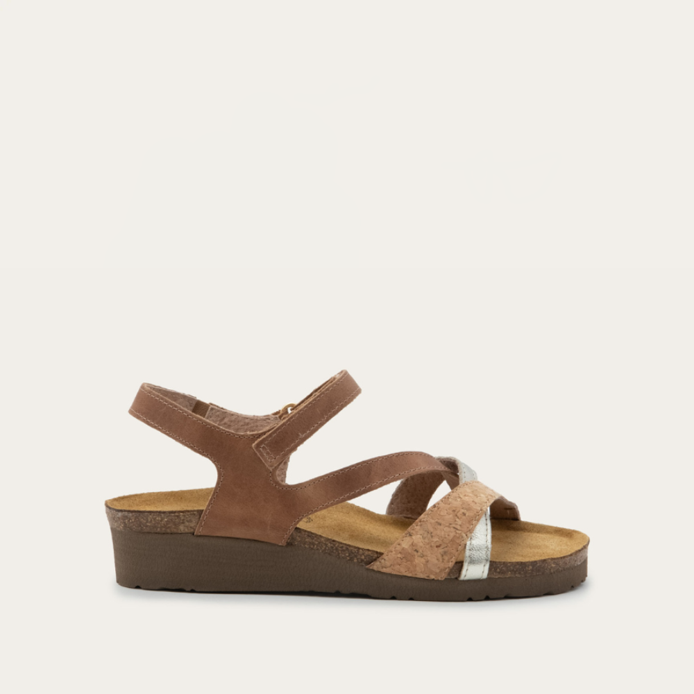 Latte Brown Leather / Cork Leather / Radiant Gold Leather,35