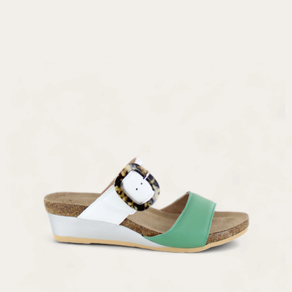 Soft Jade Lthr/Soft White Lthr,35
