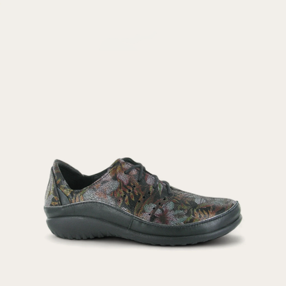Dark Floral Lthr/Shiny Black Lthr,35