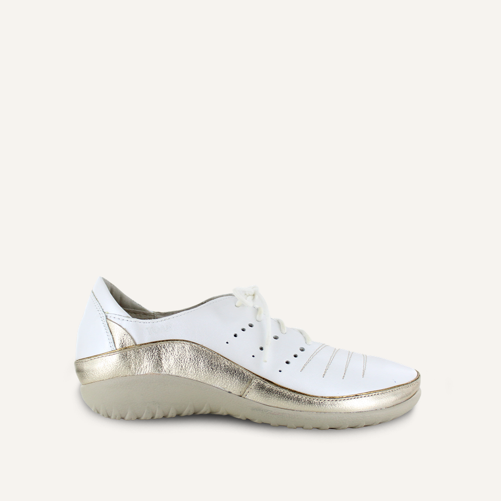 White Lthr/Radiant Gold Lthr,35
