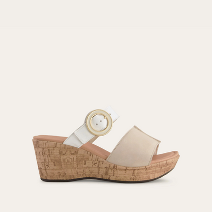 Beige Nubuck/Soft White Lthr,35