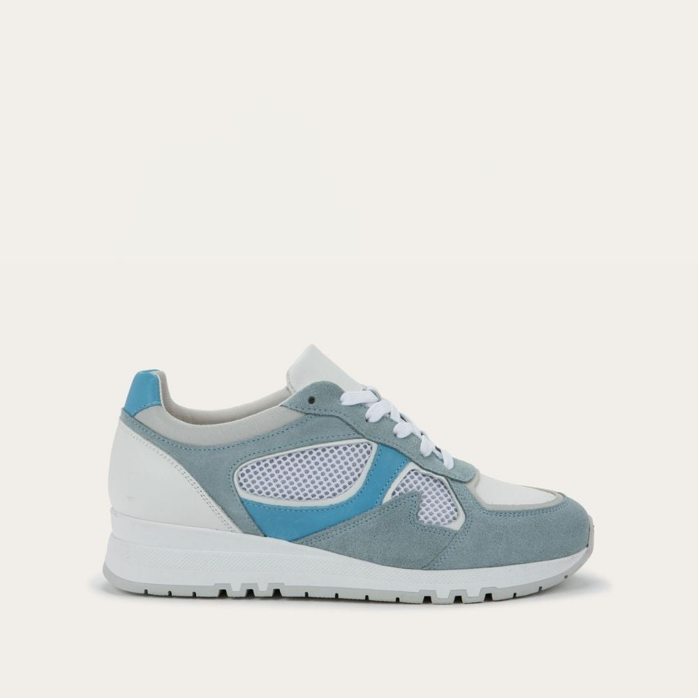 White/Blue Combo With White Laces,35