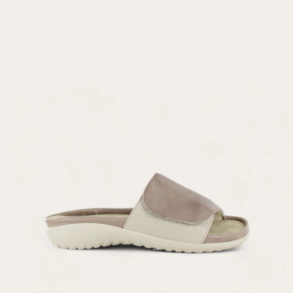 Soft Stone Lthr/Beige Lizard Lthr,35