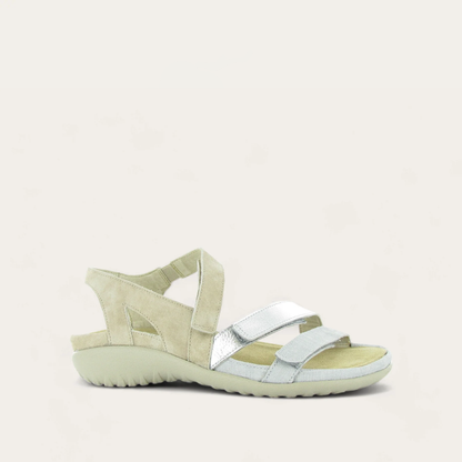 Gray Linen Lthr/Soft Silver Lthr/Sand Stone Suede,35