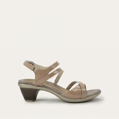 Camel Crinkle Patent Leather,35