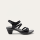 Black Crinkle Patent Leather