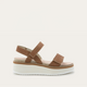 Latte Brown Leather W/ Off White Sole