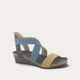 Nude Nubuck/Feathery Blue/French Roast