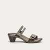 Gray/Black Multi Rivets/Metallic Onyx Lthr