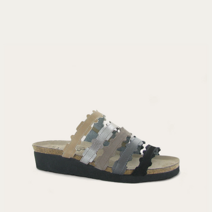 Stone Nubuck/Speckled Beige Lthr/Lilac Nubuck/Mauve Nubuck/Smoke Gray Lthr,35