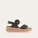 Soft Black Lthr W/ Camel Sole