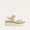 Radiant Gold Lthr W/ Off White Sole