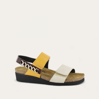 Soft Ivory Lthr/Marigold Lthr/Soft Brown Lthr,35