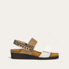 Soft White Lthr/Khaki Beige Lthr/Foggy Gray Lthr