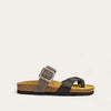Soft Black Lthr/Taupe Gray Suede