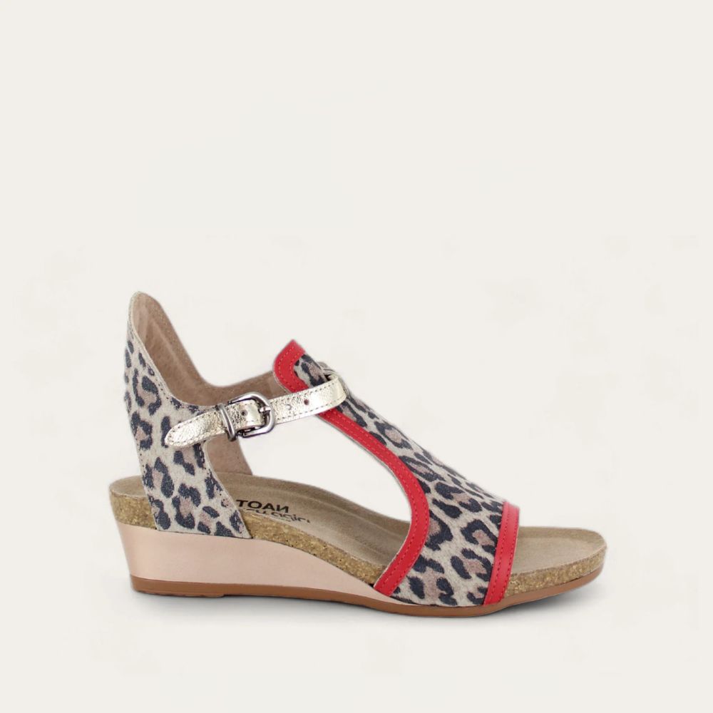 Cheetah Suede/Kiss Red Lthr/Radiant Gold Lthr,35