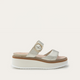 Radiant Gold Leather W/ Off White Sole