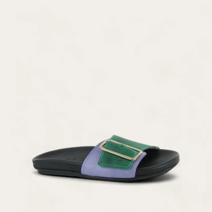 Oily Emerald Nubuck/Sky Leather,35
