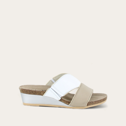 Soft Beige Lthr/Soft White Lthr,35