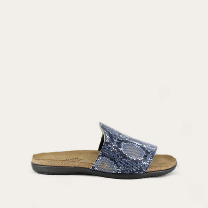 Navy Python Lthr,35