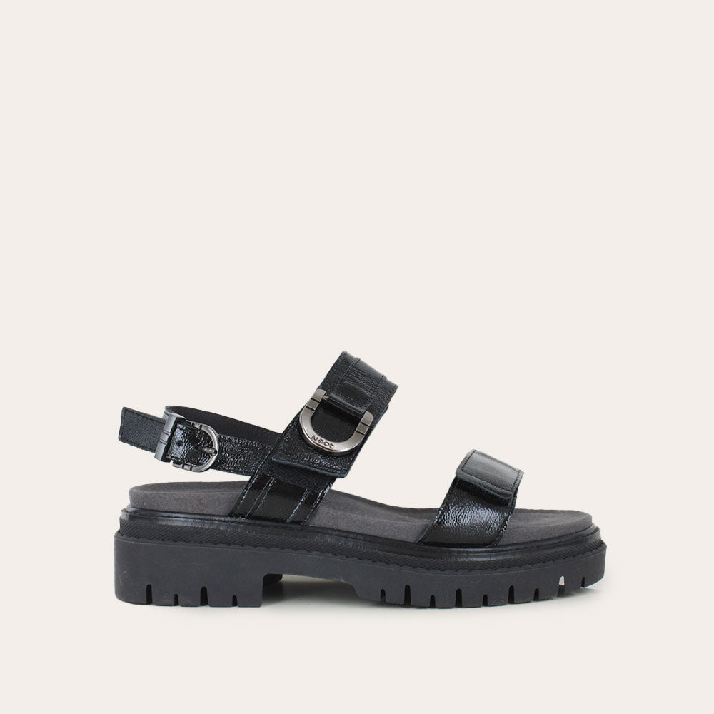 Black Crinkle Patent,35